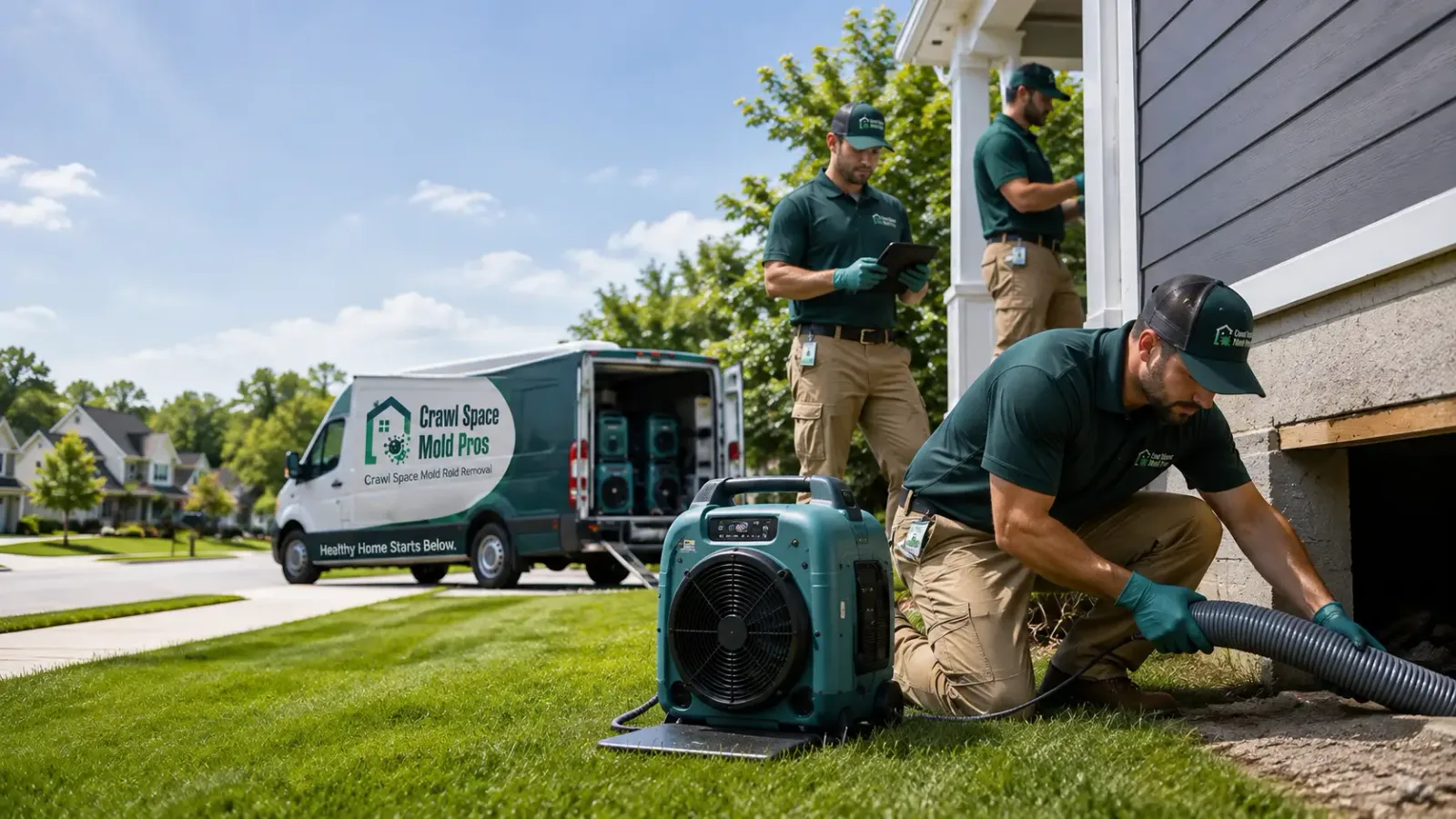 Crawl Space Mold Removal in Morgan, MN